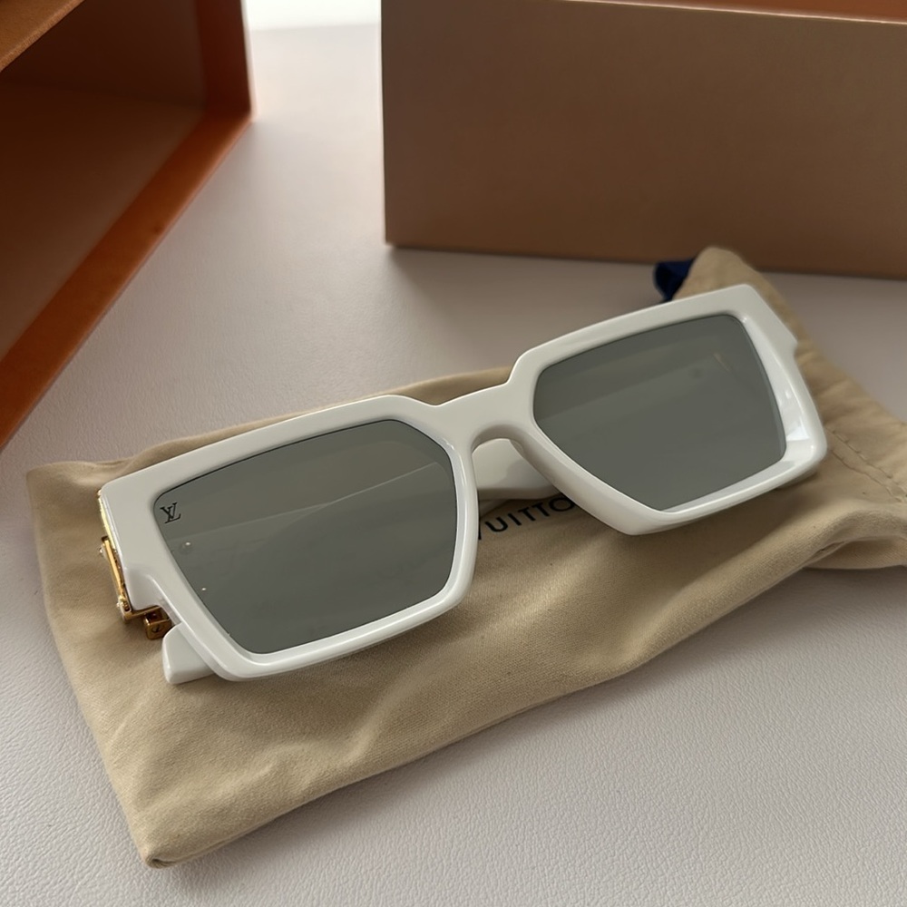 Louis Vuitton 1.1 Millionaire sunglasses - White Acetate (Z1166W 9F1) - Picture 3 of 12
